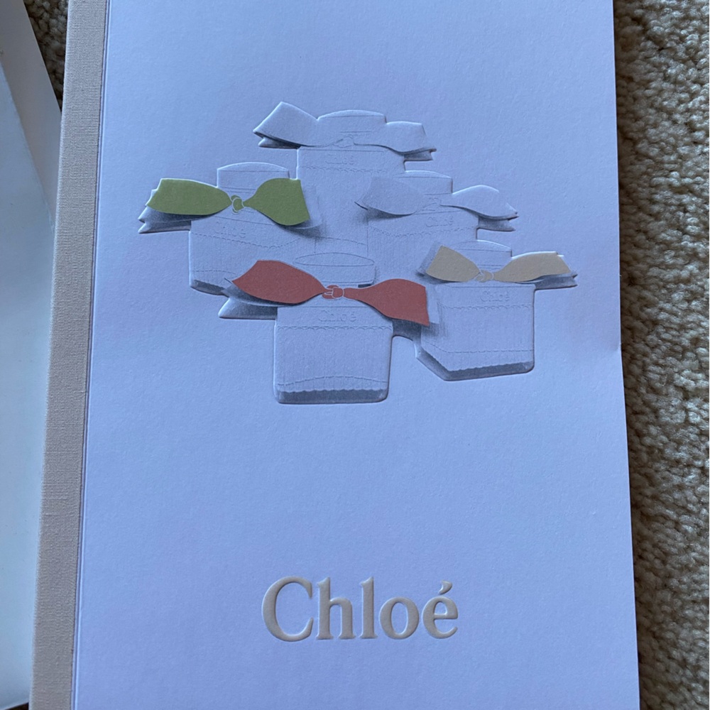 NIB Chloe Perfume Notebooks